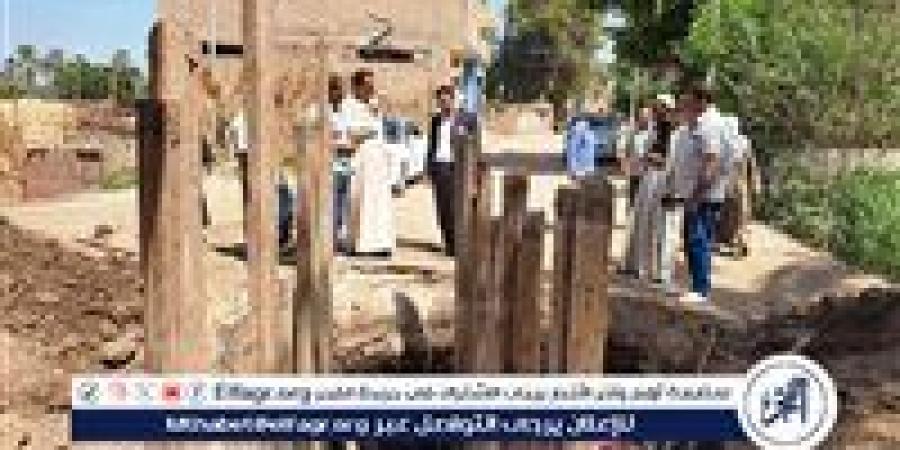 محافظ سوهاج..متابعة ميدانية لأعمال مد خط طرد الصرف الصحي بجهينة